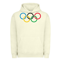 Pigment Pistachio Olympic Rings Urban Hoodie - artisFamous