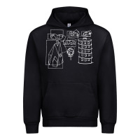 Black modest Urban Hoodie - artisFamous