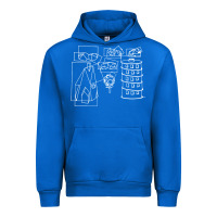 Cobalt modest Urban Hoodie - artisFamous