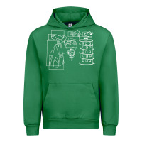 Emerald modest Urban Hoodie - artisFamous
