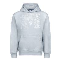 Heather Grey modest Urban Hoodie - artisFamous