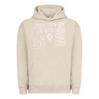 Pigment French Oak modest Urban Hoodie - artisFamous