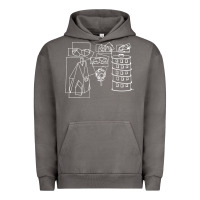 Pigment Tornado modest Urban Hoodie - artisFamous