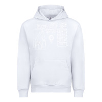 White modest Urban Hoodie - artisFamous