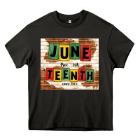 Asphalt juneteenth free ish since 1865 Heavy Core Tee - TumblerDesignByShophia