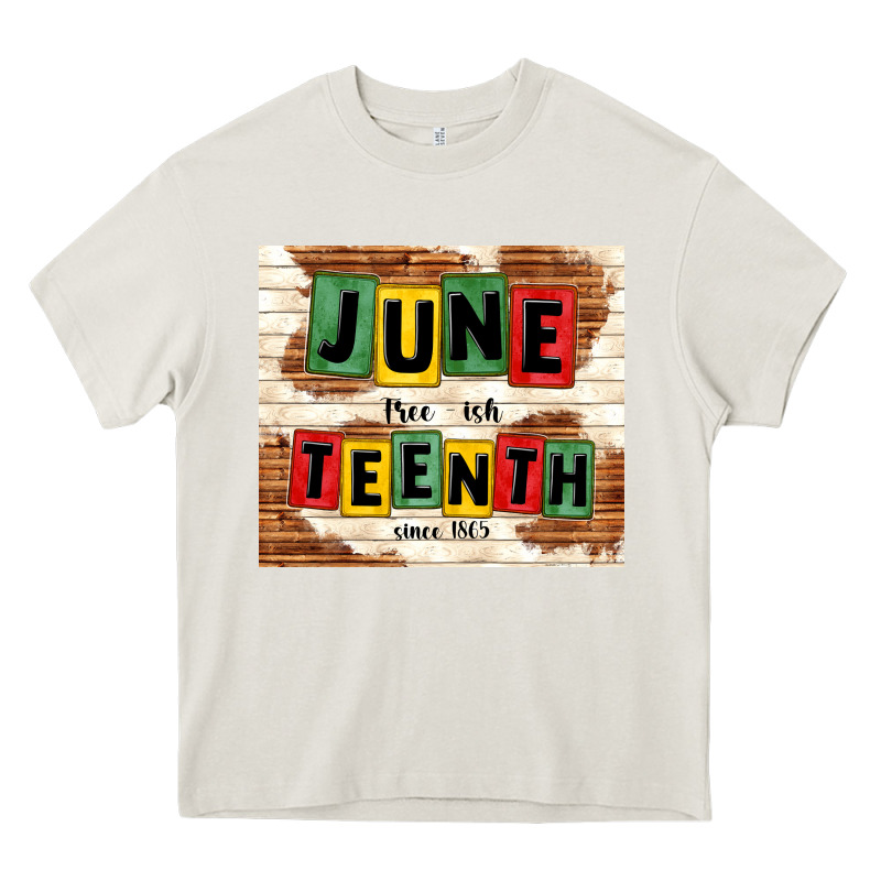 Juneteenth Free Ish Since 1865 Heavy Core Tee by TumblerDesignByShophia | Teevron