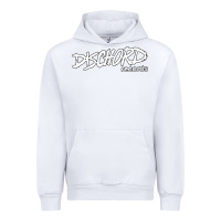 White Discord American Label Record Urban Hoodie - artisFamous