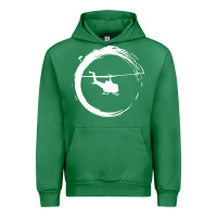 Emerald helicopter Urban Hoodie - artisFamous