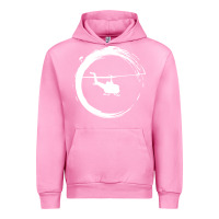 Fuchsia Pink helicopter Urban Hoodie - artisFamous