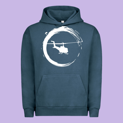 Helicopter Urban Hoodie Designed By Artisfamous