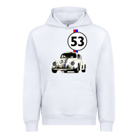 White herbie 53 Urban Hoodie - artisFamous