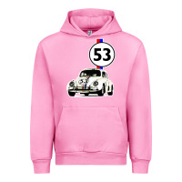 Fuchsia Pink herbie 53 Urban Hoodie - artisFamous