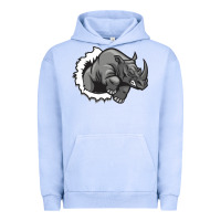Pigment Grape Ice Rhino Urban Hoodie - artisFamous