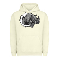 Pigment Pistachio Rhino Urban Hoodie - artisFamous