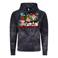 Cloud Black merry christmas gnomies wagon Vintage Hoodie - FaDigitalArtStudio