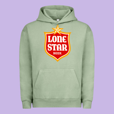 Lone Star Beer Urban Hoodie Designed By Artisfamous
