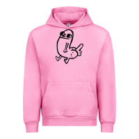 Fuchsia Pink Dickbutt Urban Hoodie - artisFamous
