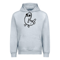 Heather Grey Dickbutt Urban Hoodie - artisFamous