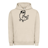Pigment French Oak Dickbutt Urban Hoodie - artisFamous