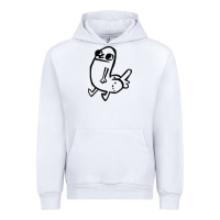 White Dickbutt Urban Hoodie - artisFamous