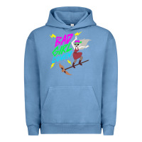 Pigment Pebble Blue BAD GIRL COVEN - THE OWL HOUSE Urban Hoodie - artisFamous