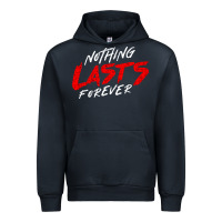 Navy Nothing lasts forever Urban Hoodie - artisFamous