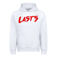 White Nothing lasts forever Urban Hoodie - artisFamous