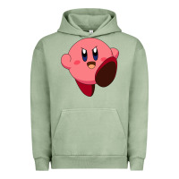 Pigment Oil Green Kirby's Adventure Urban Hoodie - artisFamous