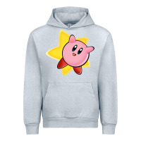 Heather Grey Kirby's Adventure Urban Hoodie - artisFamous