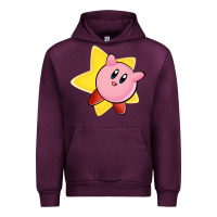 Mauve Wine Kirby's Adventure Urban Hoodie - artisFamous