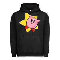 Pigment Black Kirby's Adventure Urban Hoodie - artisFamous