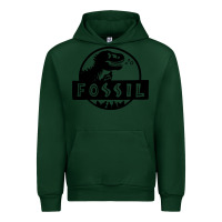 Forest Green fossil dinosaur  wild life Urban Hoodie - artisFamous