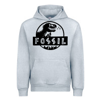 Heather Grey fossil dinosaur  wild life Urban Hoodie - artisFamous