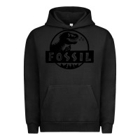 Pigment Black fossil dinosaur  wild life Urban Hoodie - artisFamous