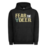Pigment Black fear the deer Urban Hoodie - artisFamous