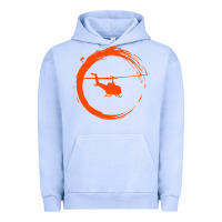Pigment Grape Ice helicopter Urban Hoodie - artisFamous