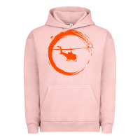 Pigment Salmon helicopter Urban Hoodie - artisFamous