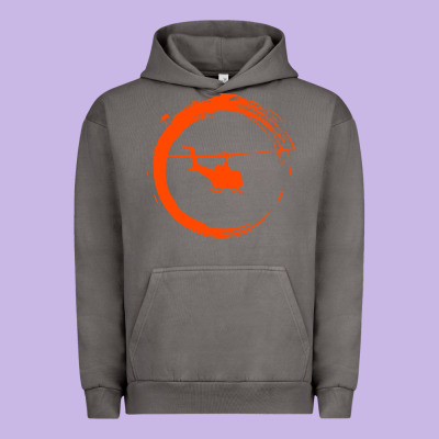 Helicopter Urban Hoodie Designed By Artisfamous