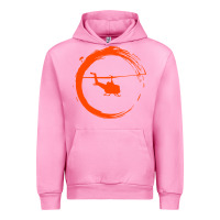 Fuchsia Pink helicopter Urban Hoodie - artisFamous