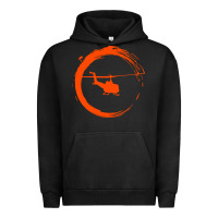 Pigment Black helicopter Urban Hoodie - artisFamous