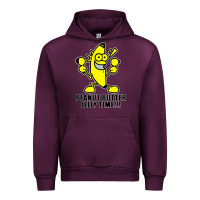 Mauve Wine peanut butter jelly time banana Urban Hoodie - artisFamous