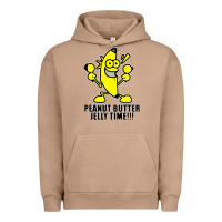 Pigment Burro peanut butter jelly time banana Urban Hoodie - artisFamous