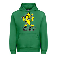 Emerald peanut butter jelly time banana Urban Hoodie - artisFamous