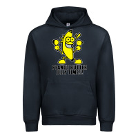 Navy peanut butter jelly time banana Urban Hoodie - artisFamous