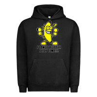 Pigment Black peanut butter jelly time banana Urban Hoodie - artisFamous