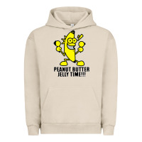Pigment French Oak peanut butter jelly time banana Urban Hoodie - artisFamous