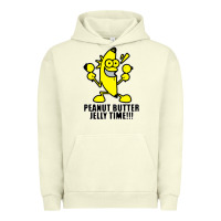 Pigment Pistachio peanut butter jelly time banana Urban Hoodie - artisFamous