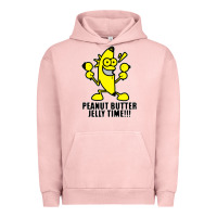 Pigment Salmon peanut butter jelly time banana Urban Hoodie - artisFamous