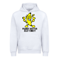 White peanut butter jelly time banana Urban Hoodie - artisFamous