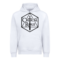 White critical role Urban Hoodie - artisFamous